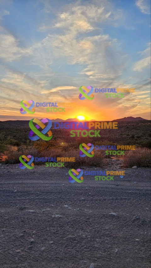 Sunset at the mountains in AZ
