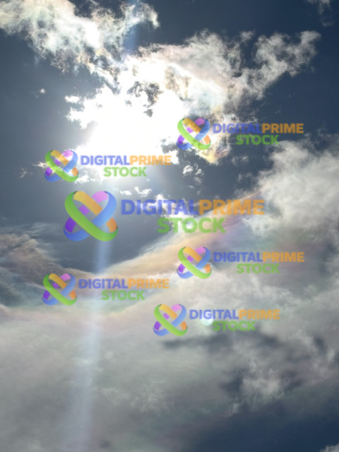 Rainbow in the sky